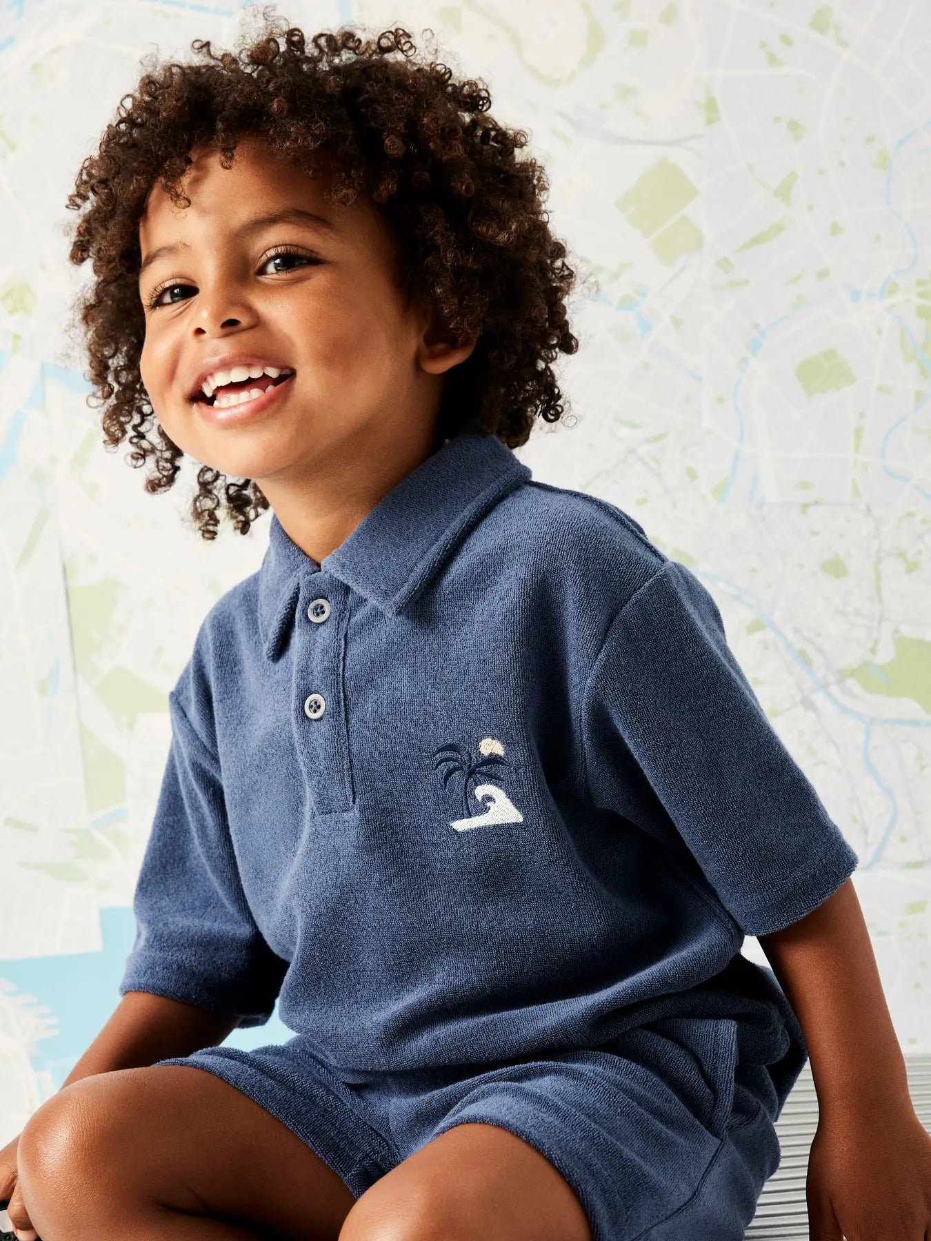 Name it MJared Frottee Poloshirt