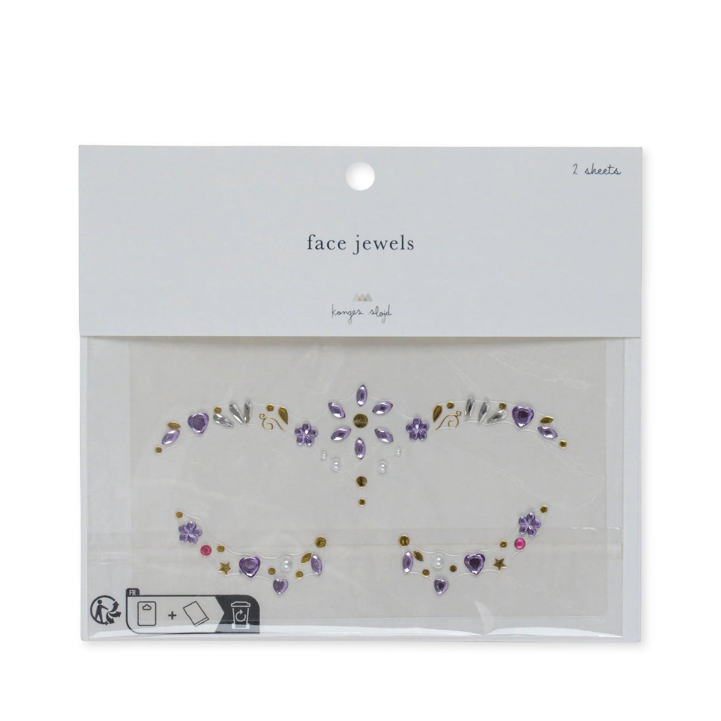Konges Sløjd face jewels / ocean mix