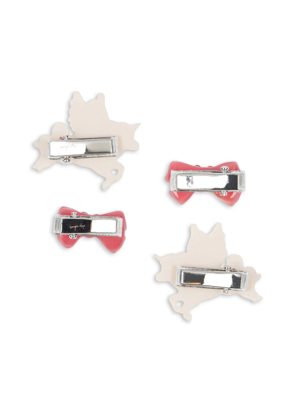 Konges Sløjd 4-er Pack Einhorn Haarclips
