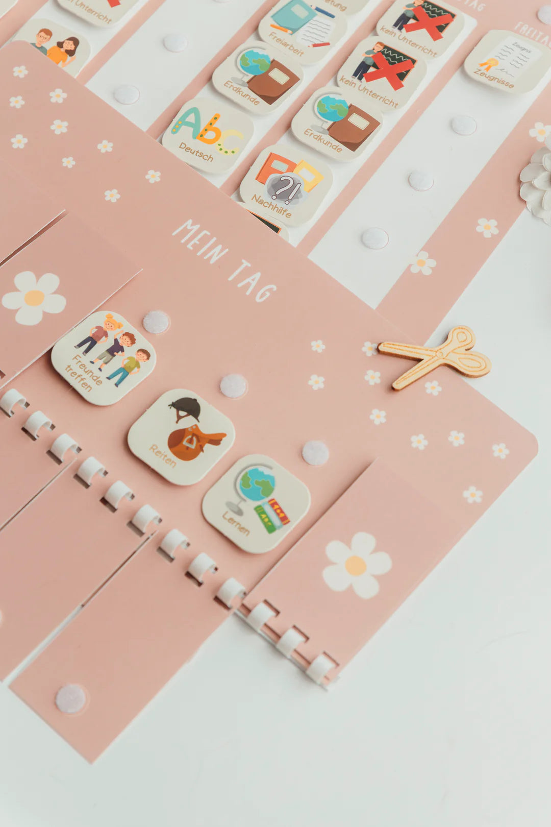 inliebekind Grundschulplaner inkl. Symbolkärtchen FLOWER - Gebunden