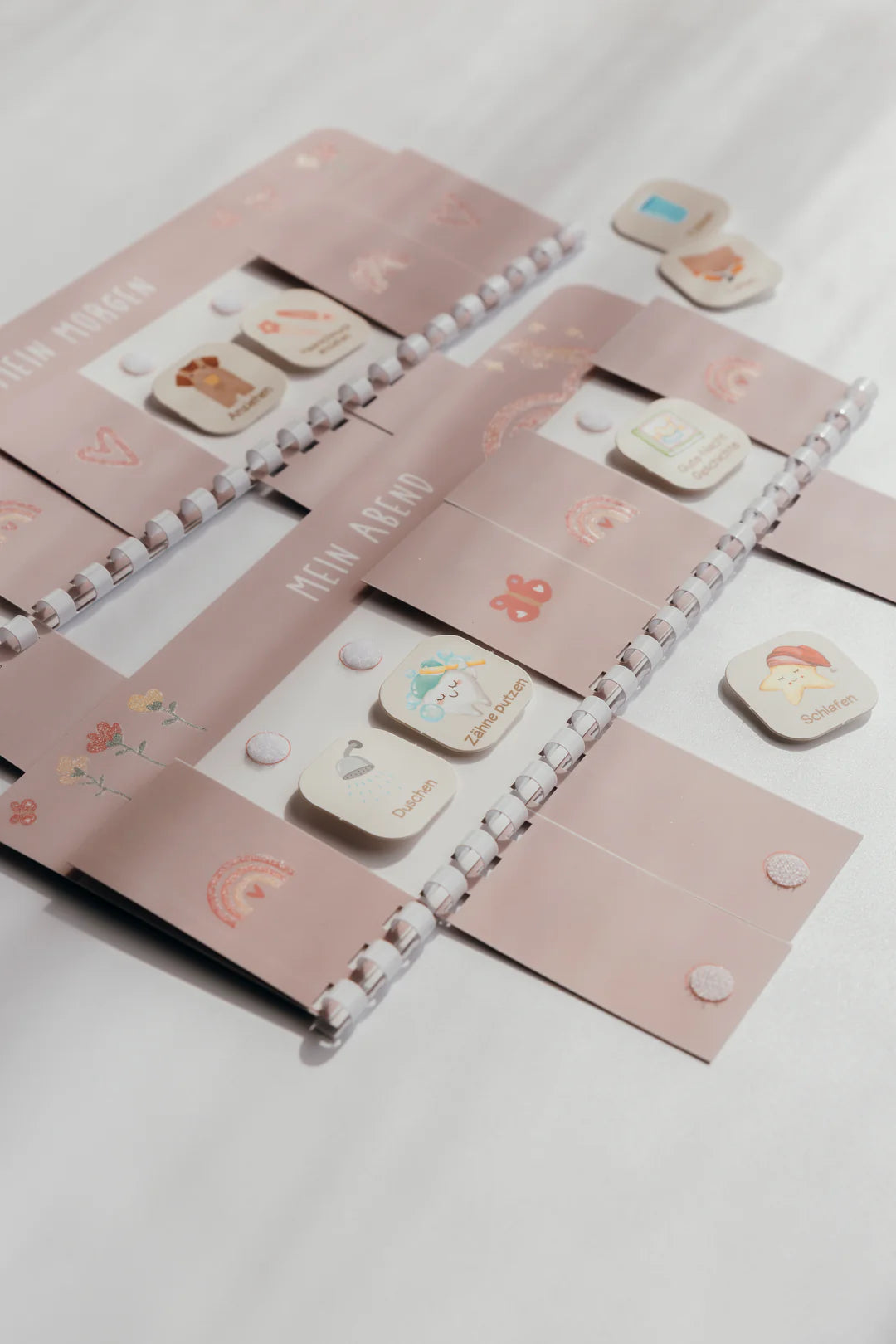 inliebekind Routineplaner inkl. Symbolkärtchen EINHORN GLITZER