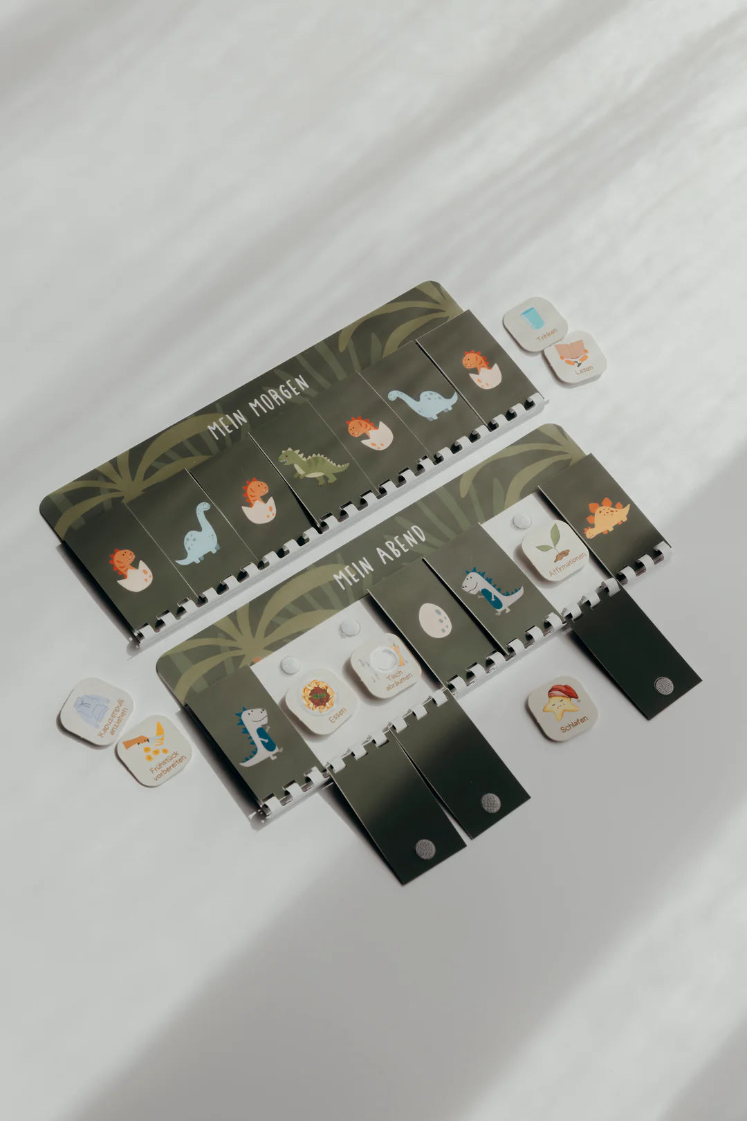 inliebekind Routineplaner inkl. Symbolkärtchen DINO