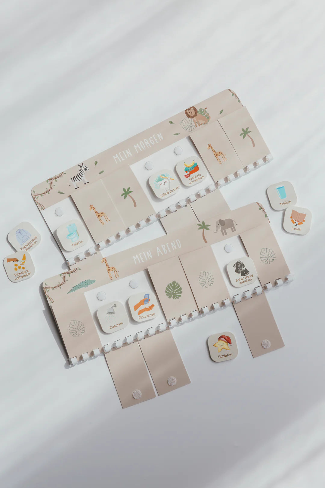 inliebekind Routineplaner inkl. Symbolkärtchen SAFARI