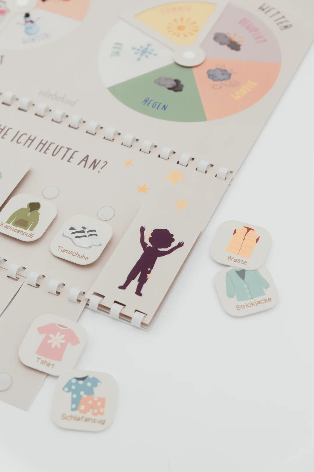 inliebekind Anziehplaner für Kinder inkl. Symbole