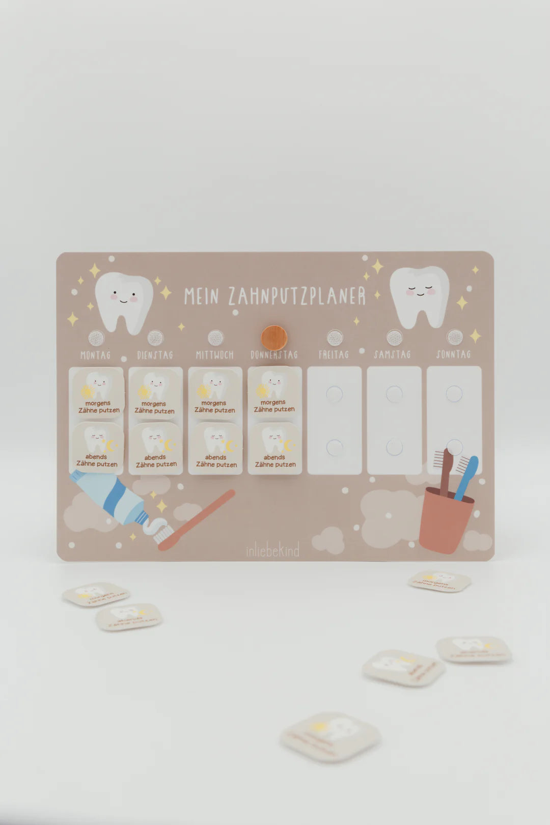 inliebekind Zahnputzplaner inkl. Symbole