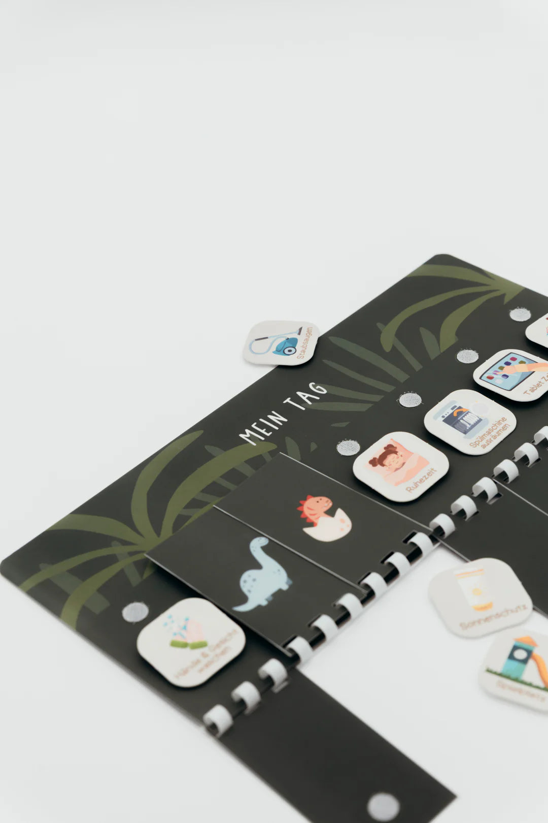 inliebekind Routineplaner inkl. Symbolkärtchen DINO