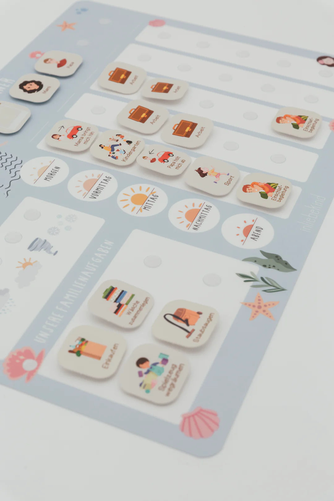 inliebekind Tagesplaner/Familienplaner inkl Symbole MEERJUNGFRAU