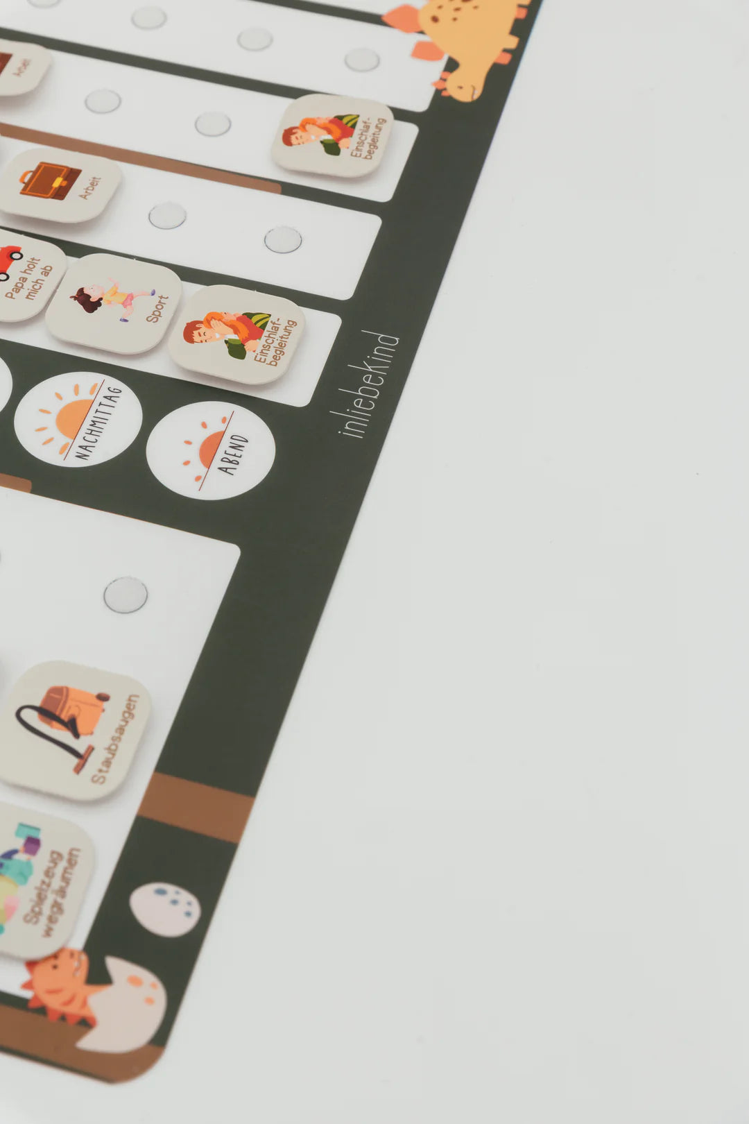 inliebekind Tagesplaner/Familienplaner inkl Symbole DINO