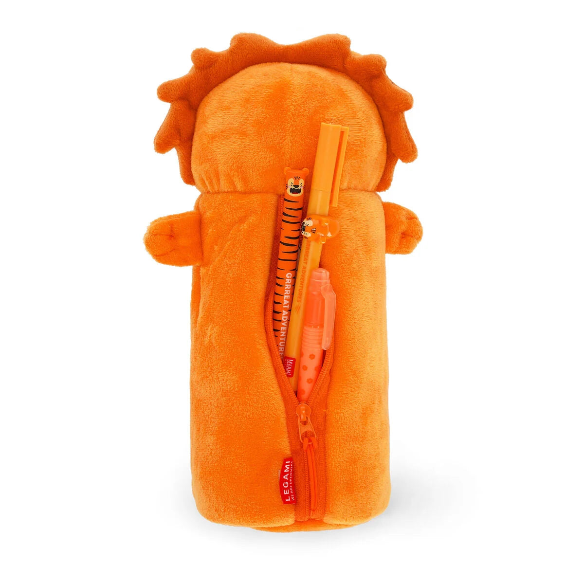 Legami Lion "The King" Weiches Plüsch-Federmäppchen