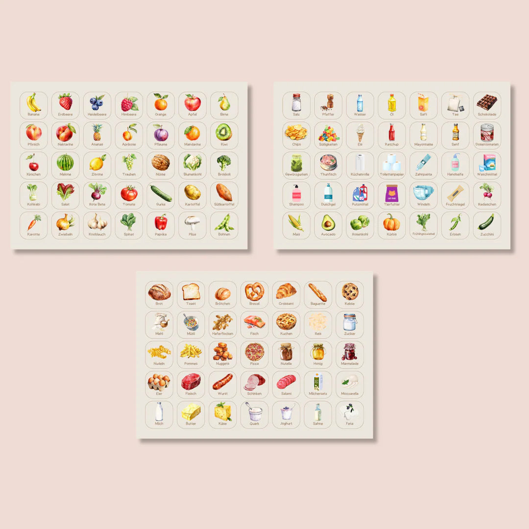 inliebekind Einkaufsliste