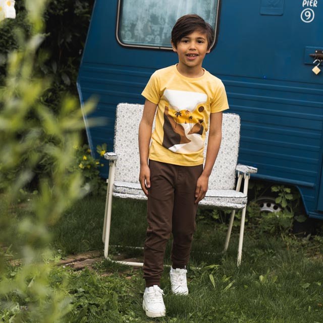Koko Noko Jungen-T-Shirt gelb