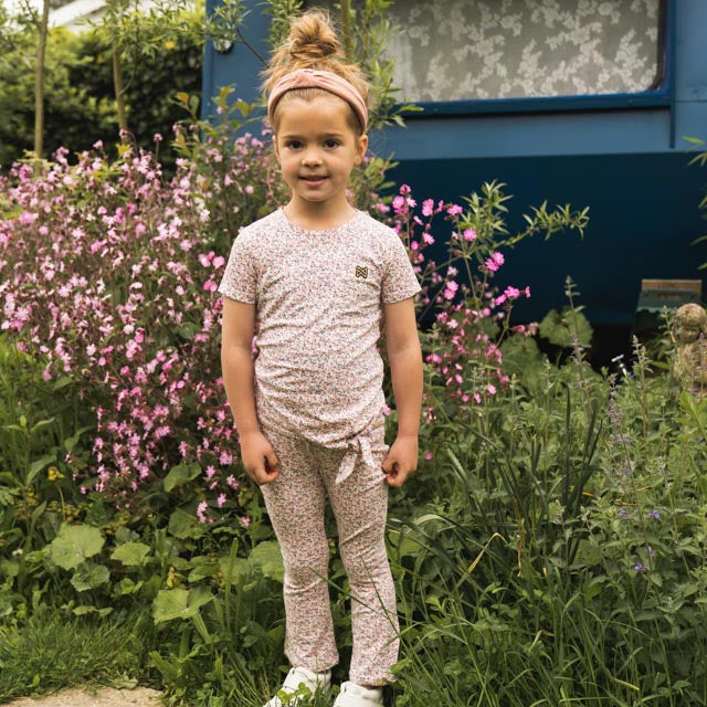 Koko Noko Mädchen T-Shirt rosa Blumen
