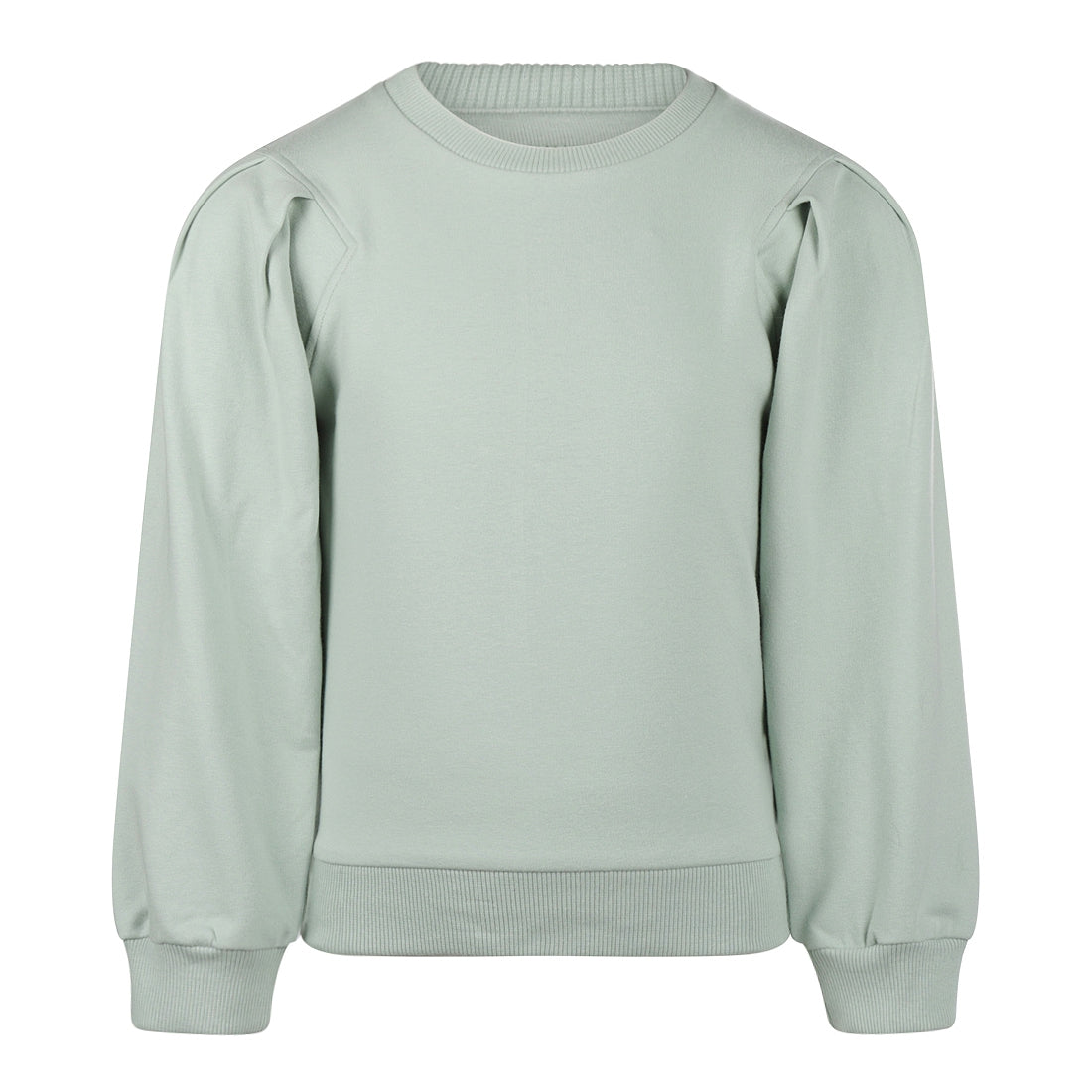 Koko Noko Mädchen Sweatshirt weich grün mit weiten Ärmeln