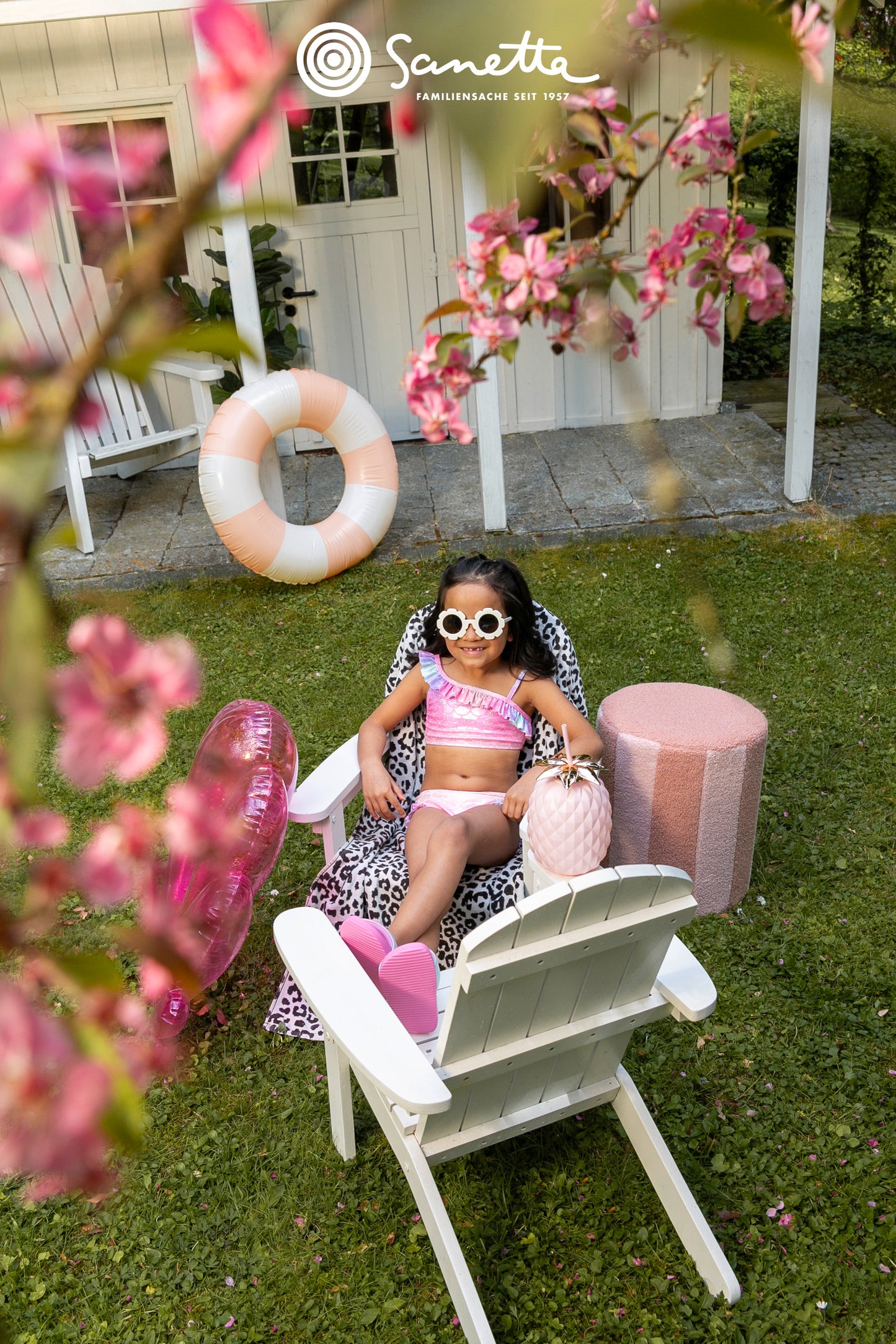 Sanetta Mädchen Bikini rosa Meerjungfrau