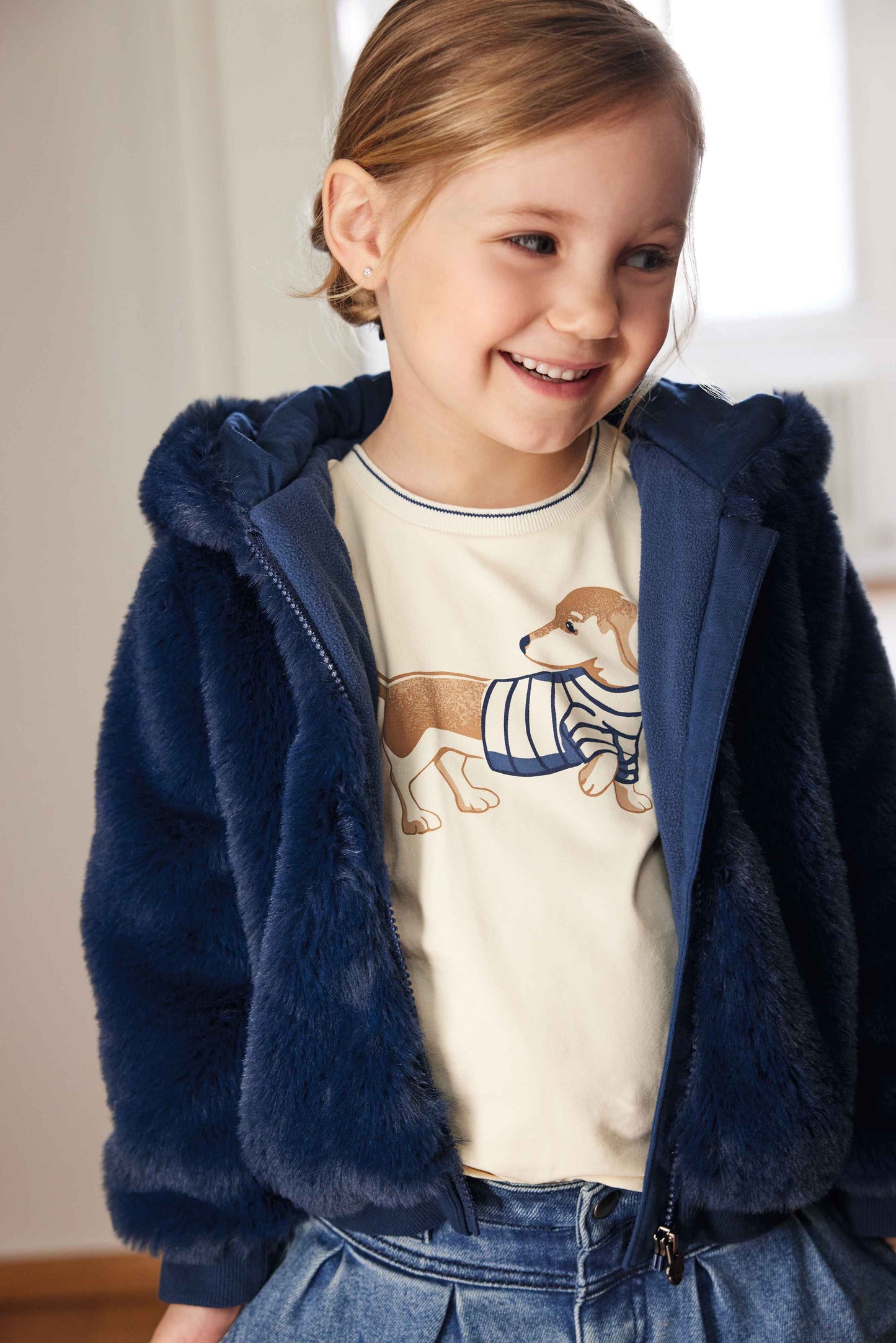Steiff T-Shirt Langarm Dackel