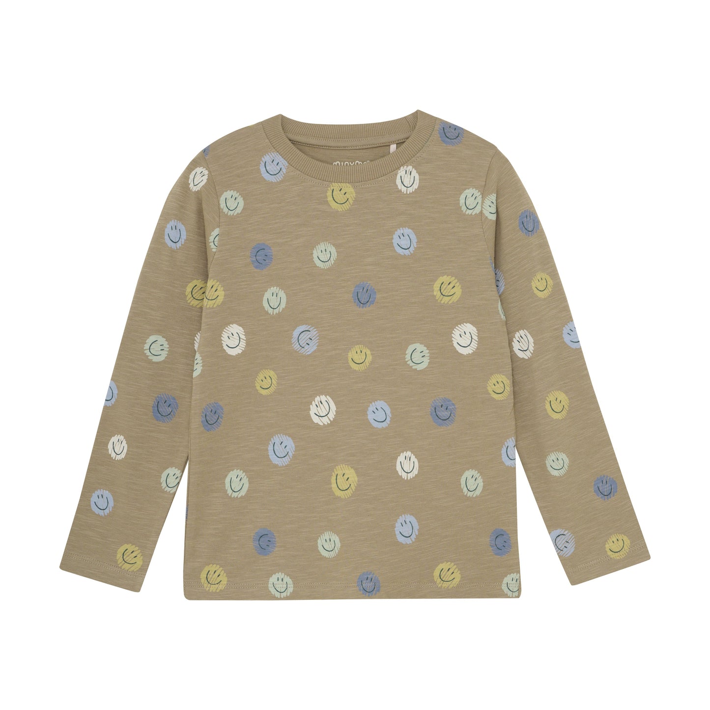 Minymo T-shirt Langarm - Smiley