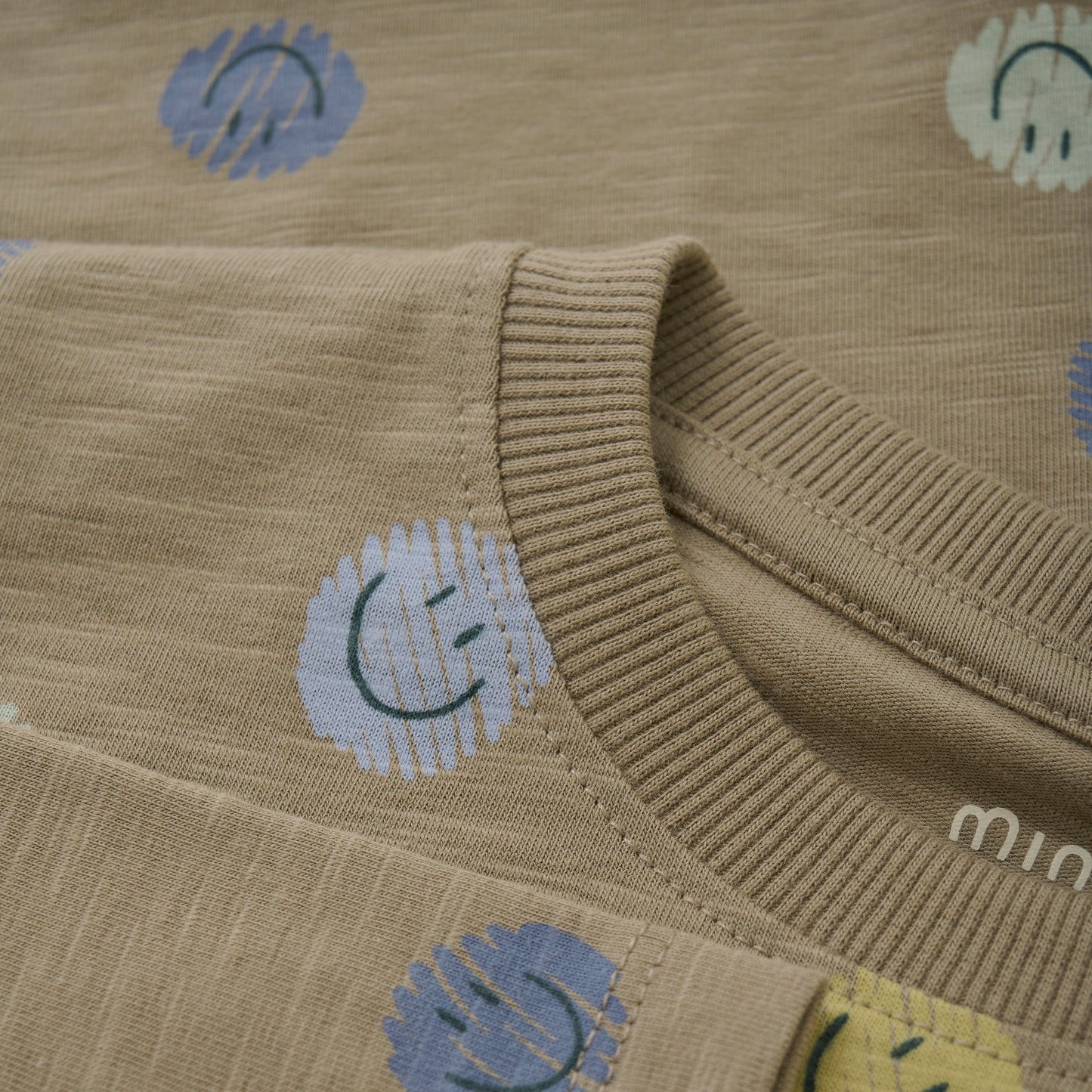 Minymo T-shirt Langarm - Smiley