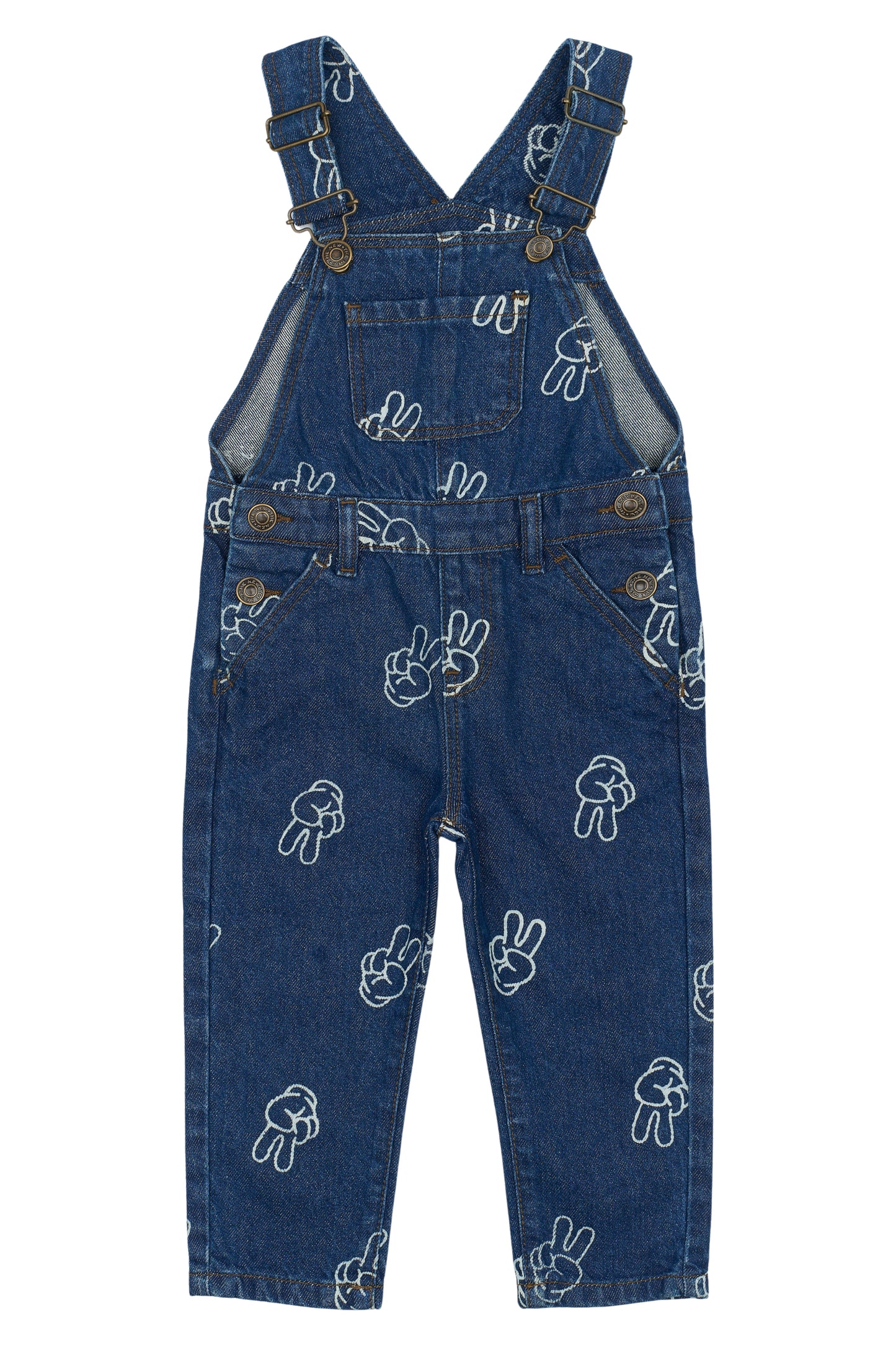 The New siblings Latzhose denim