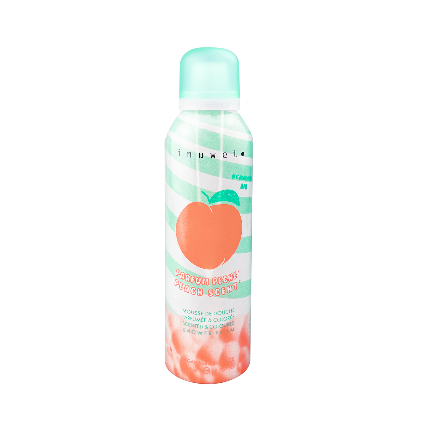 Inuwet Duschschaum peach 200ml