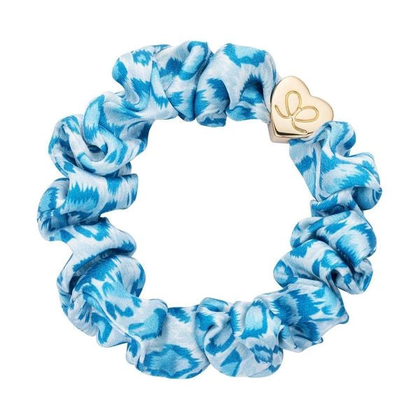 by Eloise Scrunchie - blauer Leoprint