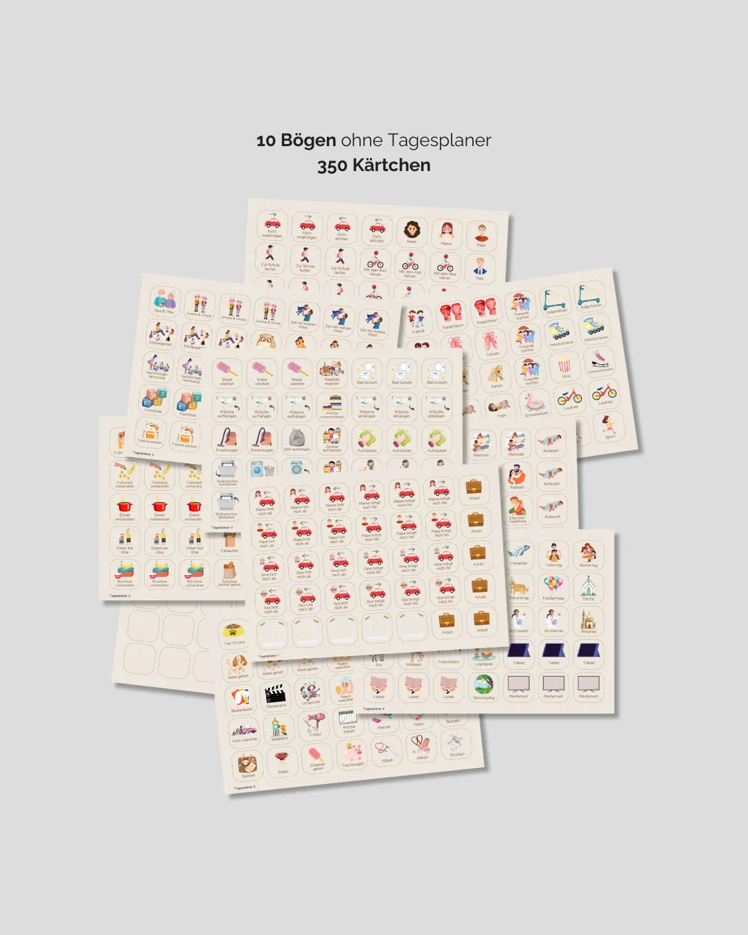 inliebekind Tagesplaner/Familienplaner inkl Symbole ASTRONAUT