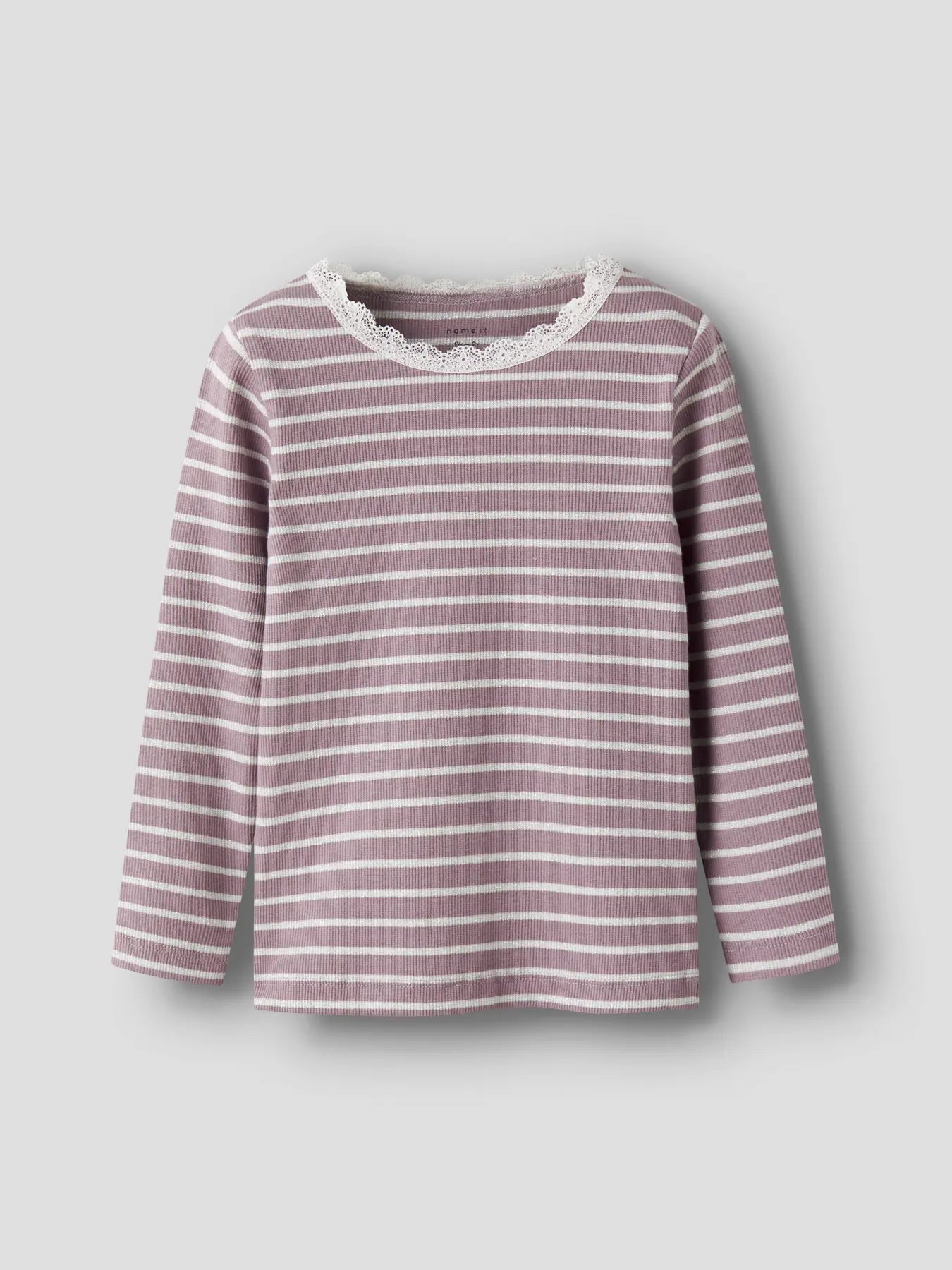 Name it Nette Slim Glitzer Langarmshirt
