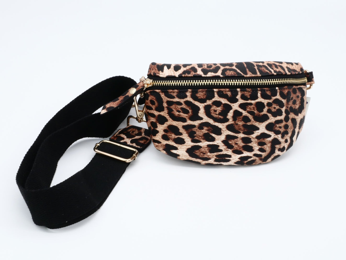 KisMe Sidebag Leoprint braun