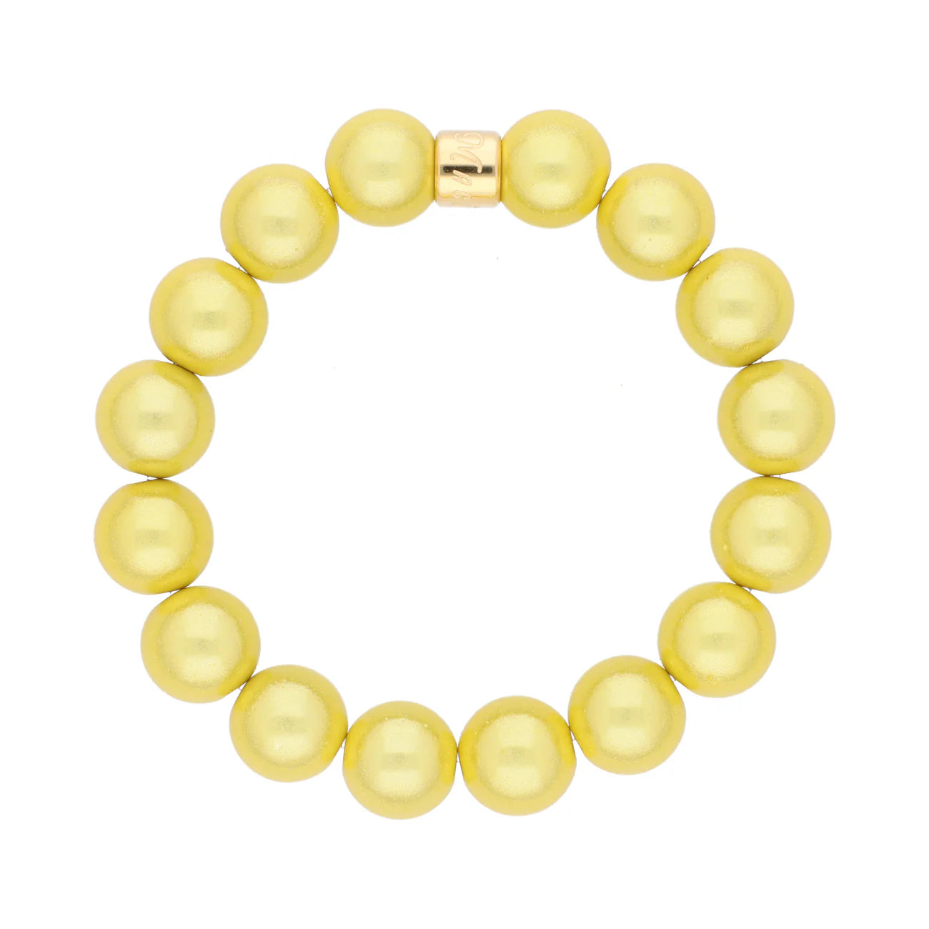 Magic Pearl Citrus Perlenarmband - Gold