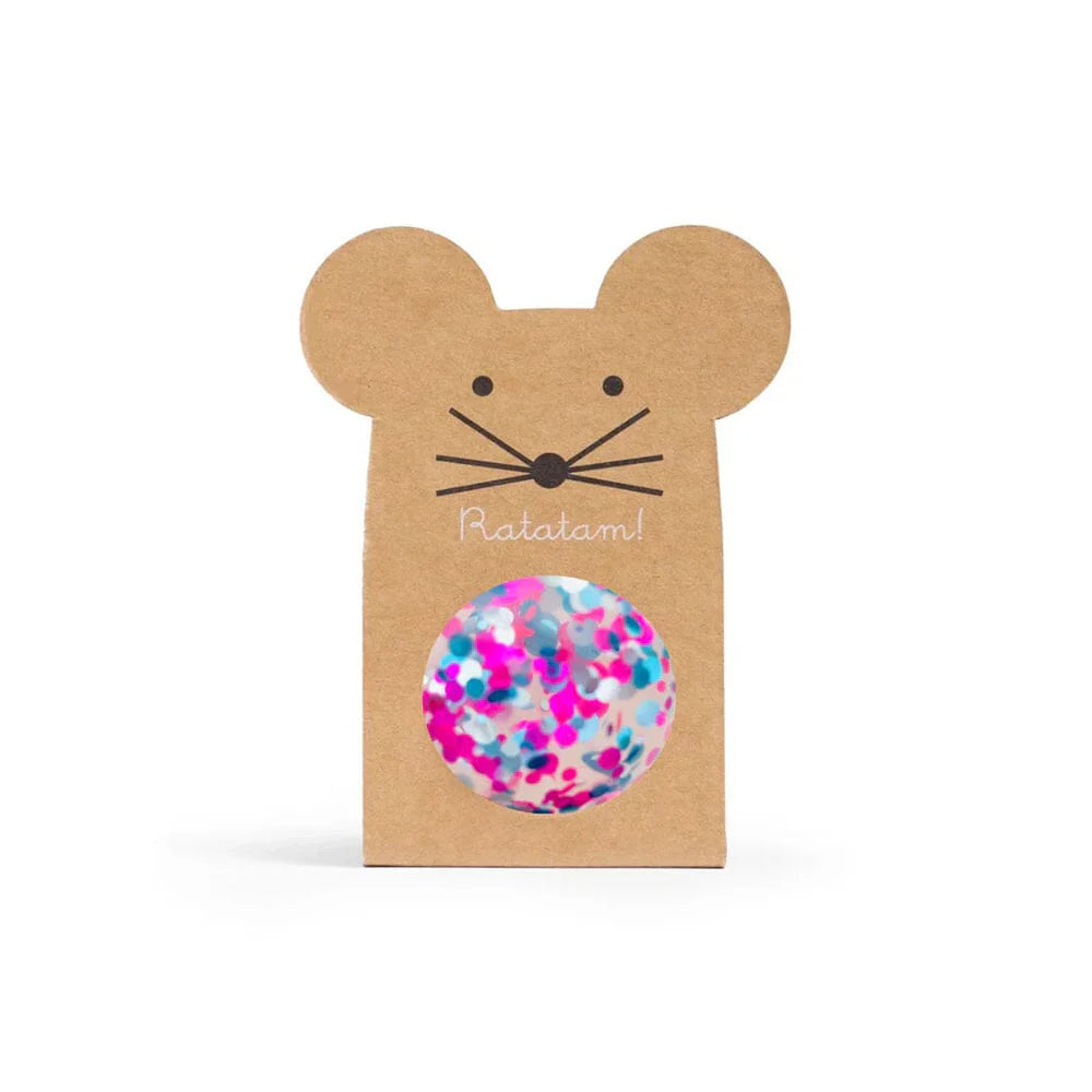 Ratatam! Mouse Bouncy Ball - Flummi Starry - 43mm