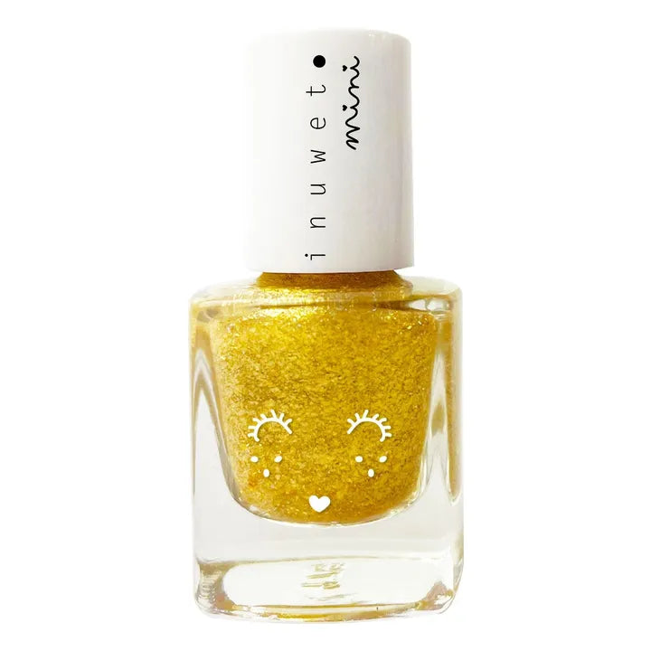 Inuwet KIDS Nagellack mit Papayaduft - Golden Game