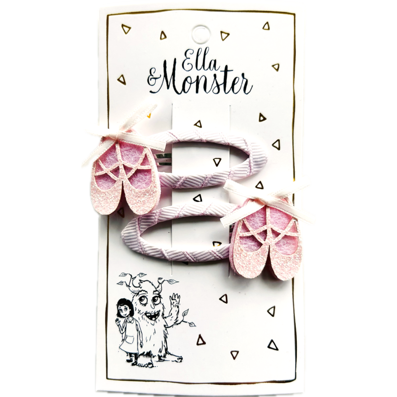 Ella & Monster Haarspangen Glitzer Ballerina
