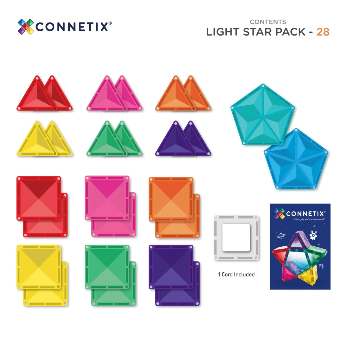 CONNETIX Light Star Pack 28 Teile