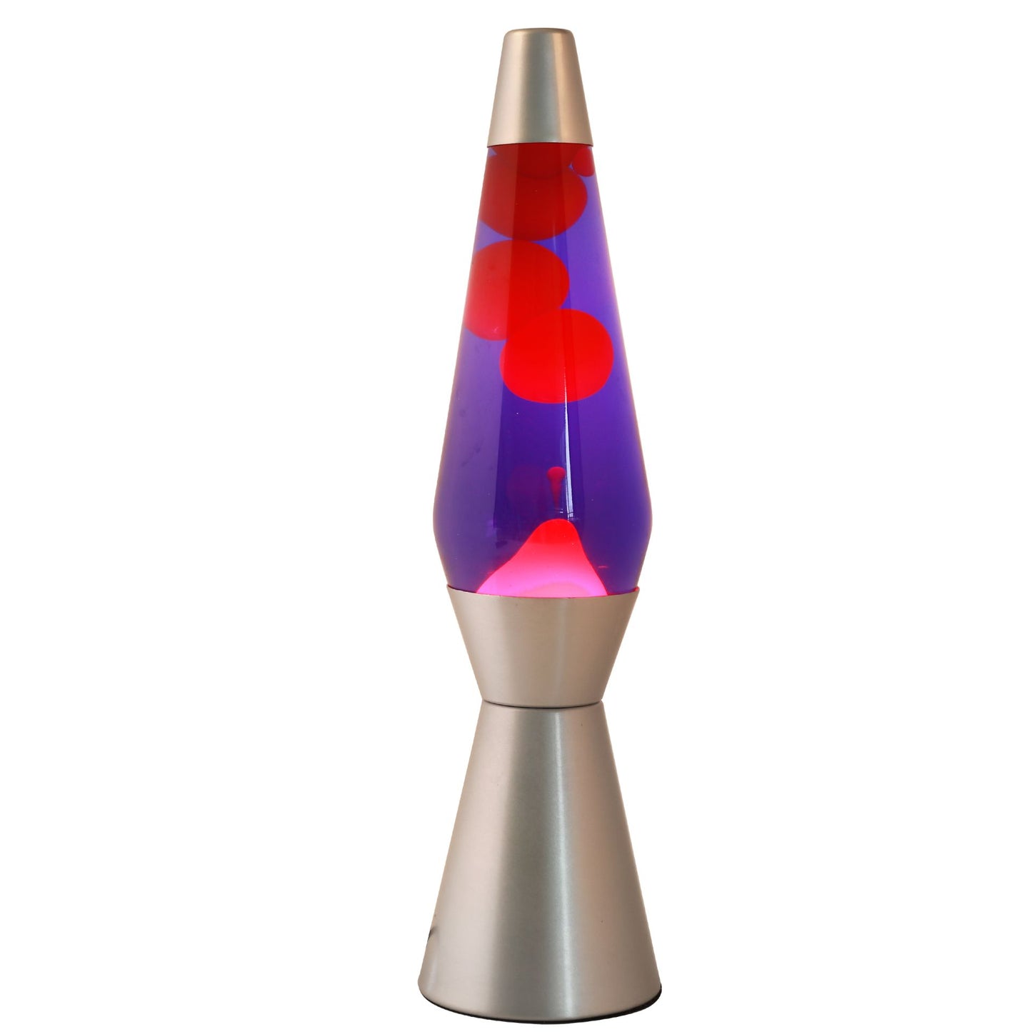 i-Total Lavalampe silber/violett/pink