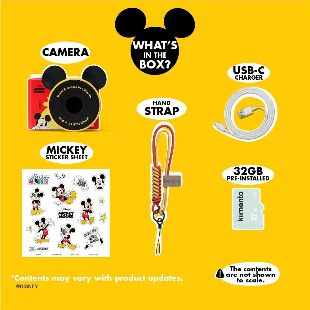 kiimento Disney Disney Mickey Mouse Mini-Kamera