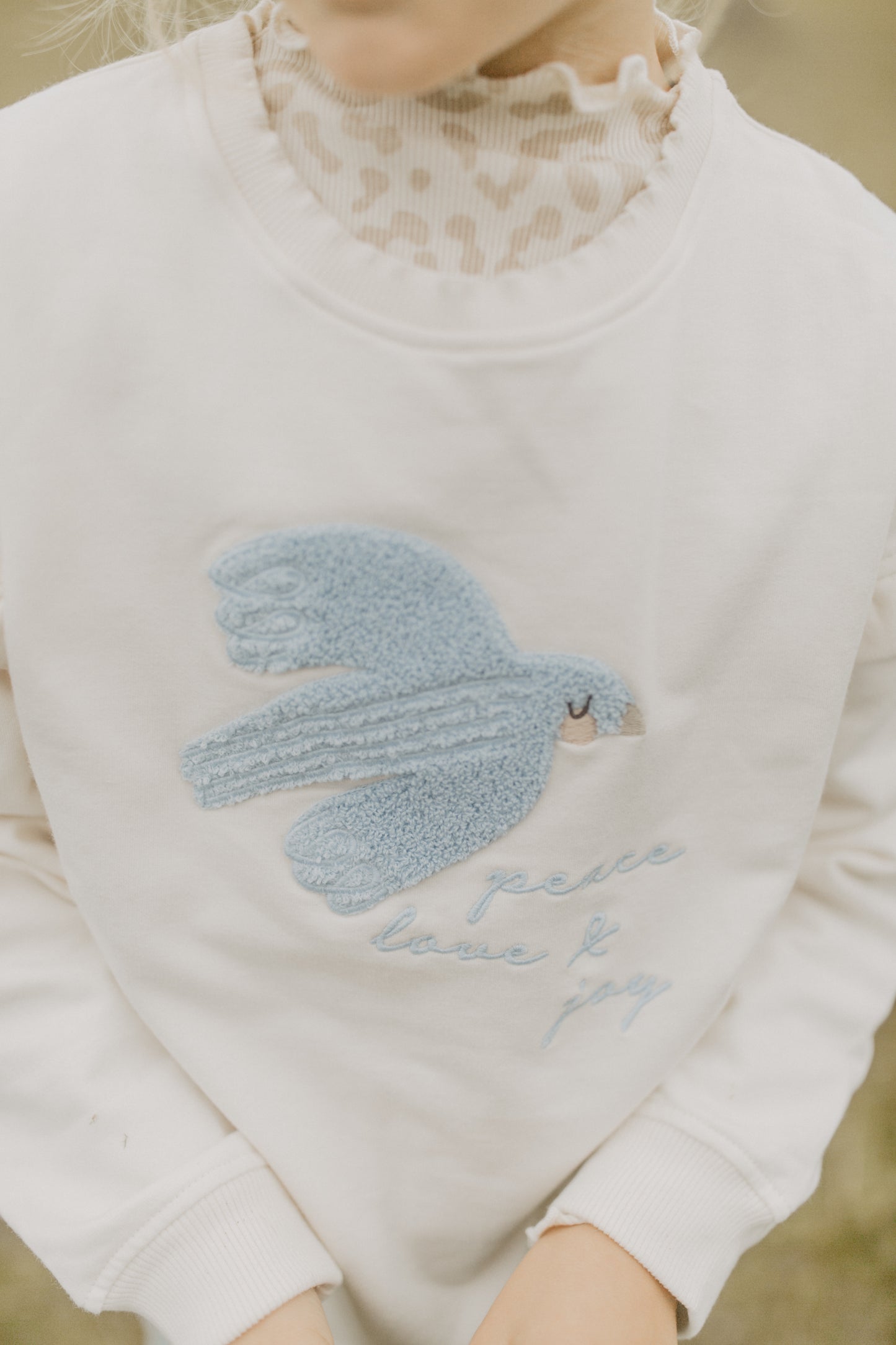 Leevje Longsleeve 'Leo' mit hohem Kragen