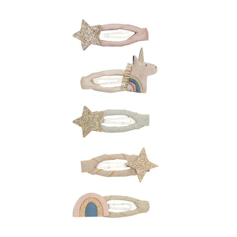 Mimi & Lula Celeste Einhorn Mini Haarspangen