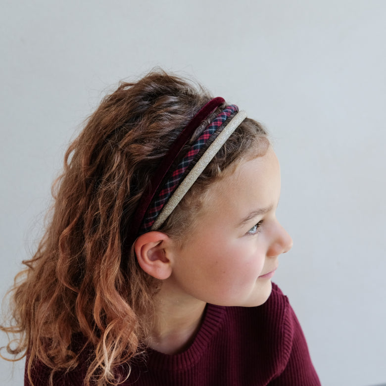 Mimi & Lula Tartan Haarreif Set