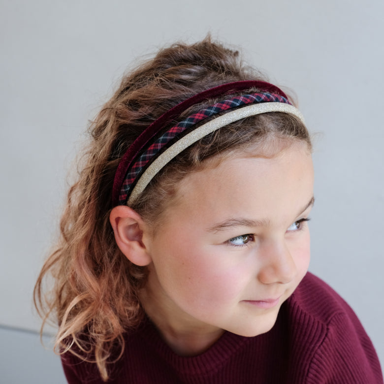 Mimi & Lula Tartan Haarreif Set
