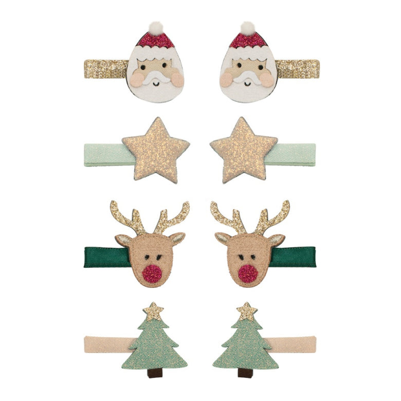 Mimi & Lula Santa und Rudolph Haarclips