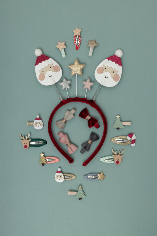 Mimi & Lula Santa und Rudolph Haarclips