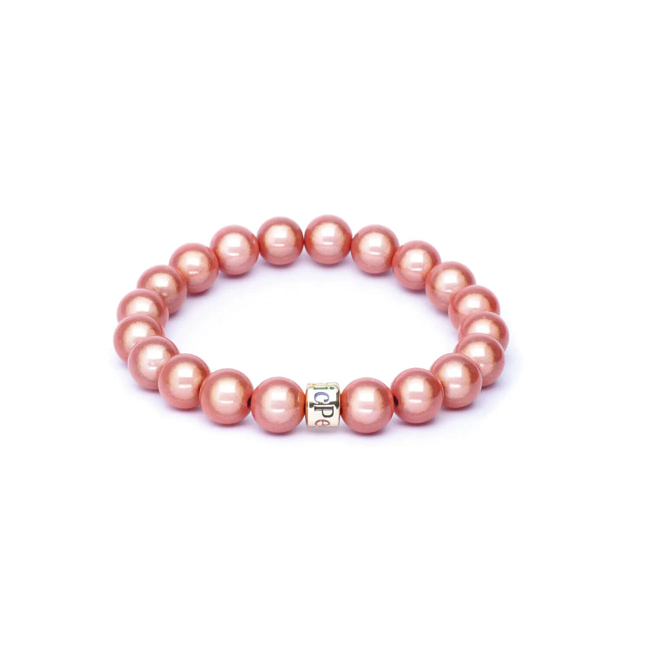 Magic Pearl "Perlenarmband apricot" klein