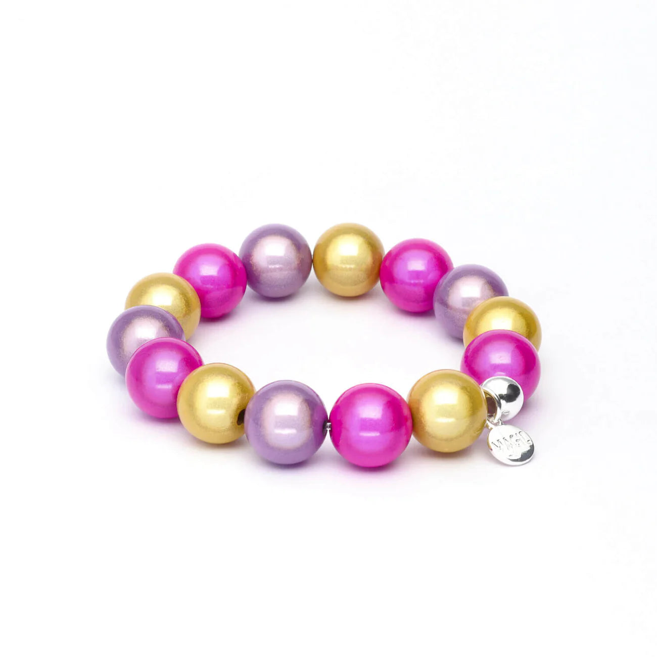 Magic Pearl Pink Neon Perlenarmband