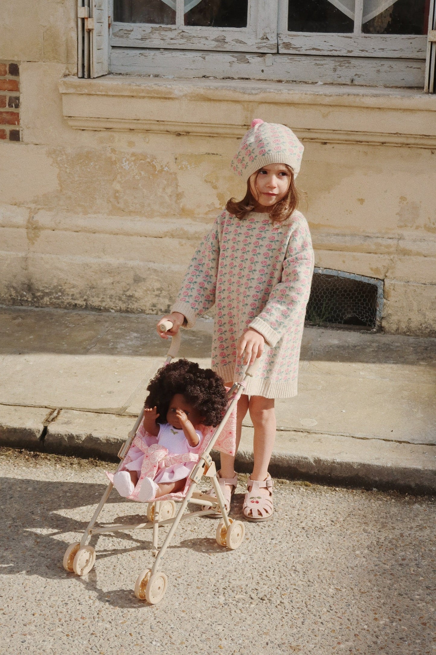 Konges Sløjd Puppenbuggy - lacy pink