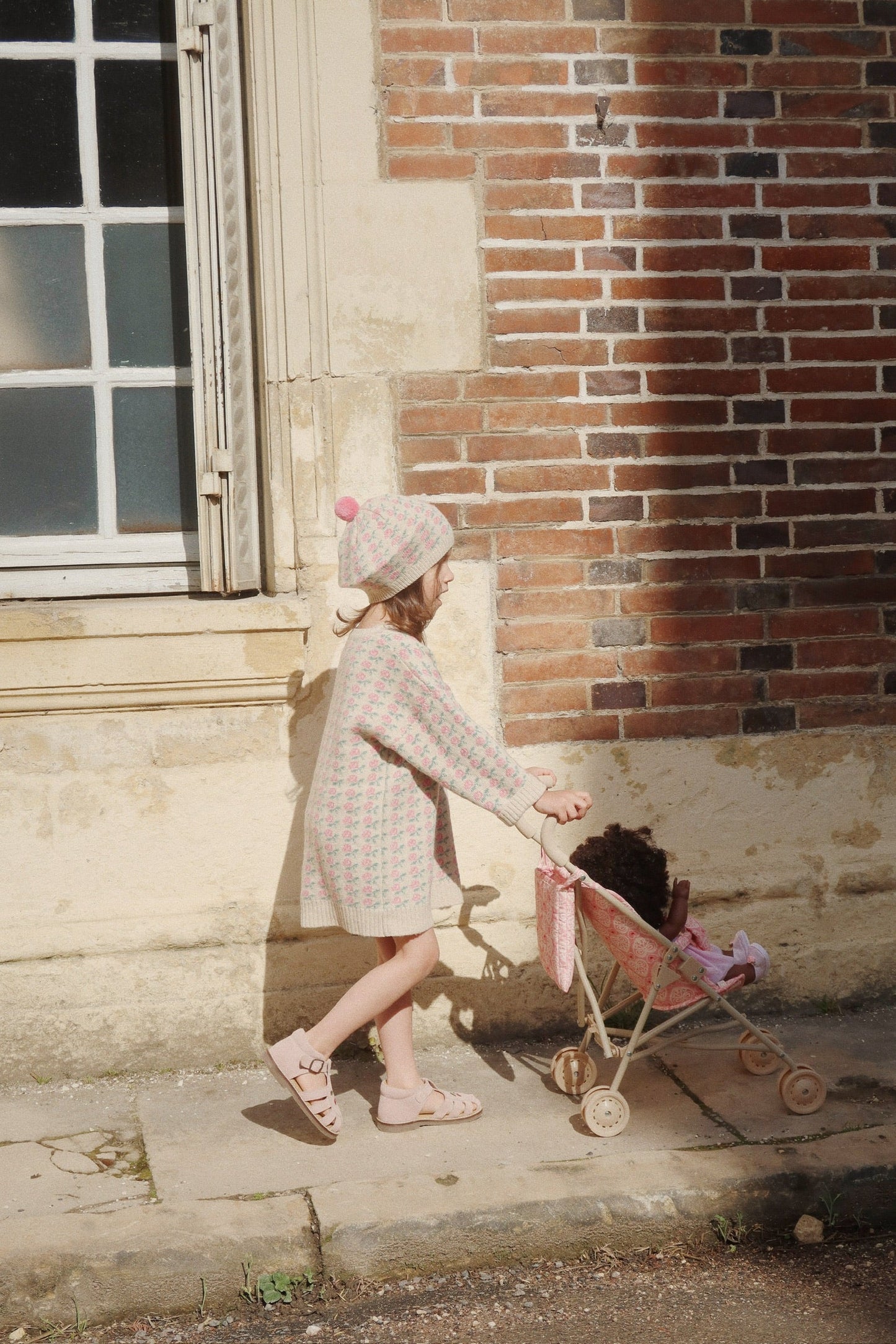 Konges Sløjd Puppenbuggy - lacy pink