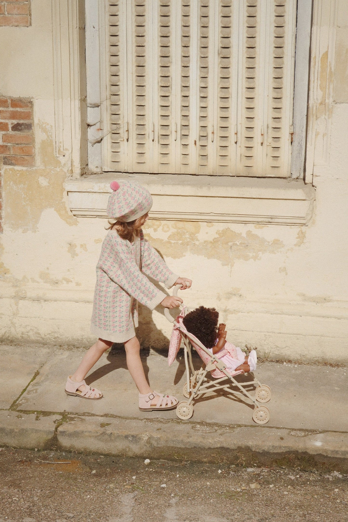 Konges Sløjd Puppenbuggy - lacy pink