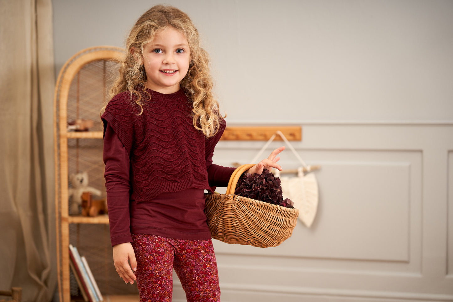 Müsli Mädchen Strickpullunder