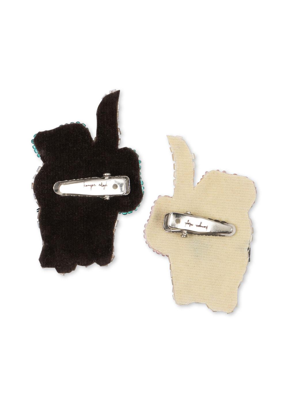 Konges Sløjd 2 Pack Haarspangen Bow Kitty