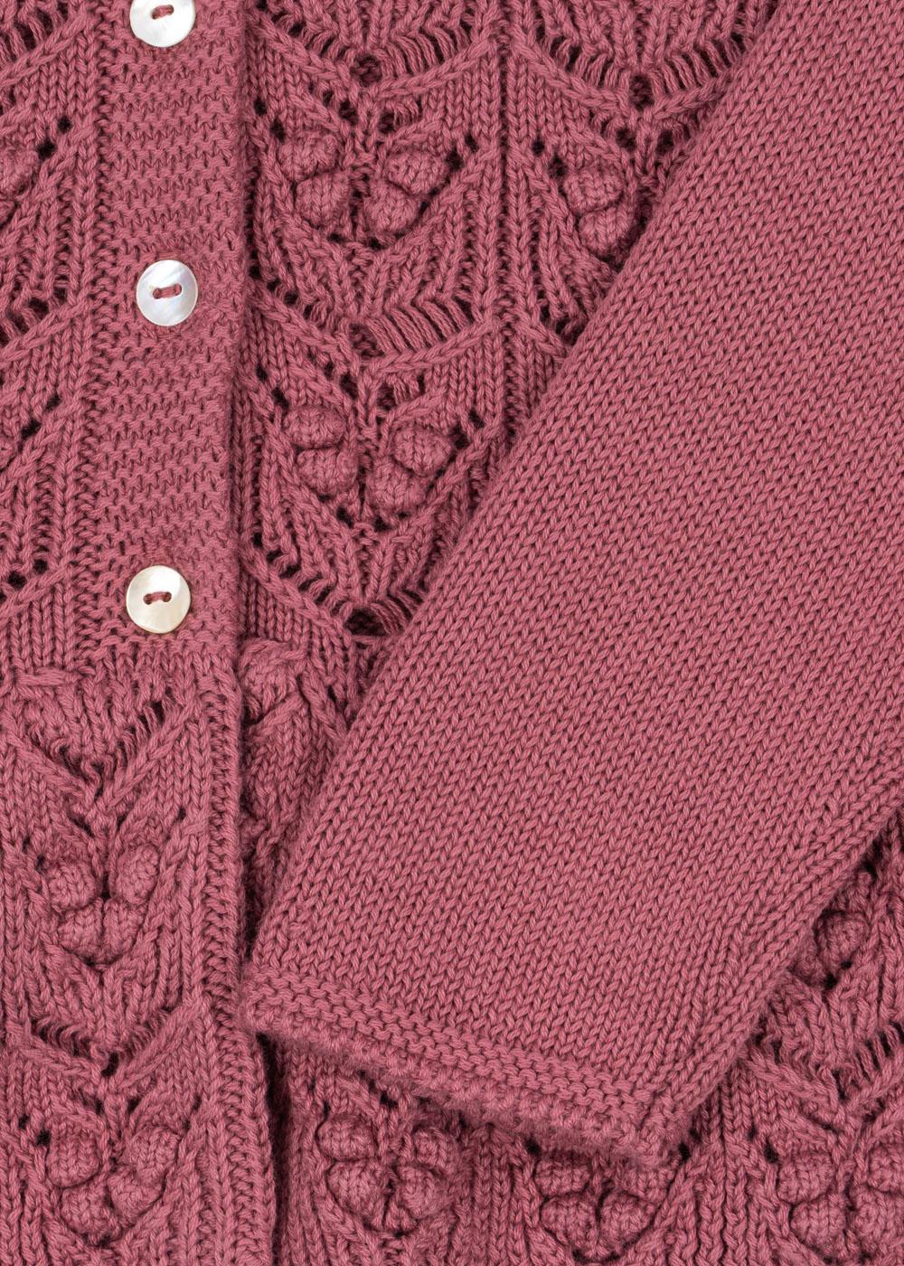 Konges Sløjd Cabby Rüschen Strickjacke