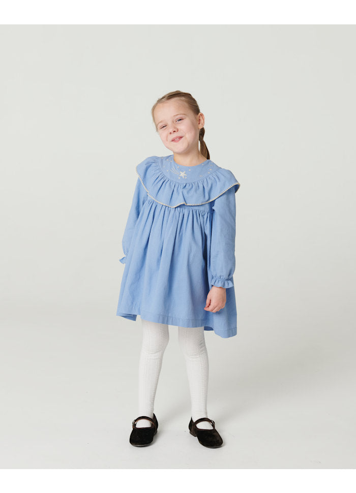 Copenhagen Colors Kleid mit Sternensickerei