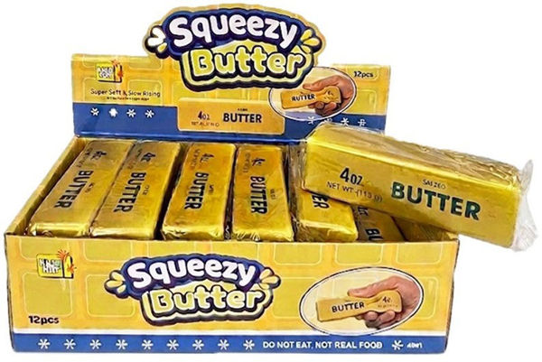 Goldene Squishy Butter, 13.5cm